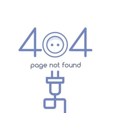 Error 404 page not found. イラスト素材