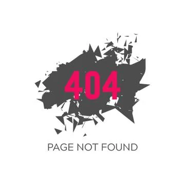 Error 404 page not found. Stock-Illustration