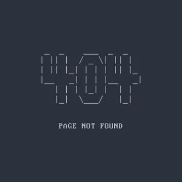 Error 404 page not found. Stock Illustration