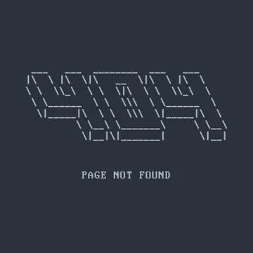 Error 404 page not found. Stock Illustration