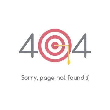 Error 404 page not found. Stock Illustration