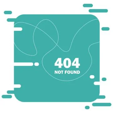 Error 404 page not found layout vector design. Website Modern creative concept Stock-Illustration