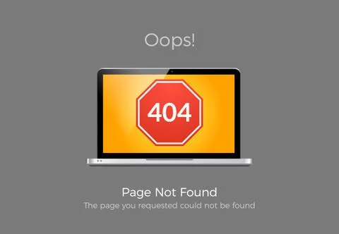 Error 404 page not found. Website 404 web failure. Oops trouble internet warning イラスト素材