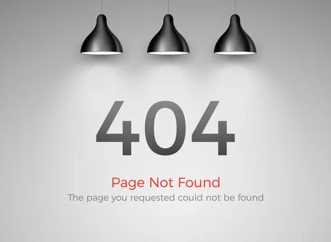 Error 404 page not found. Website 404 web failure. Oops trouble internet warning Stockillustratie