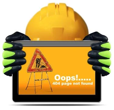 Error 404 Page Not Found - Oops Connection Is Lost Stock Photos