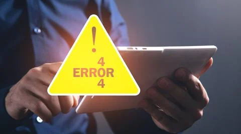 Error 404. Page not found. Internet Stock Photos