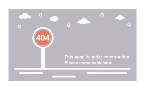 Error 404 page vector internet problem or web warning message webpage not found Stock Illustration