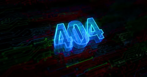 Error 404 problem symbol digital concept Stock Footage 320171166
