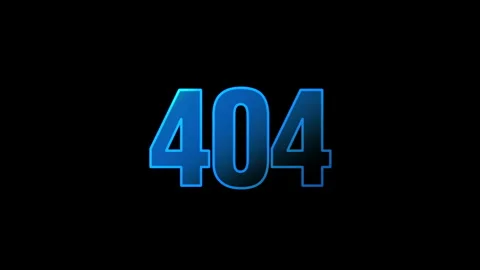 Error 404 problem symbol loop concept Stock Footage 320340235