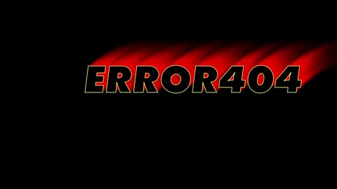 Error 404 text animation Stock-Footage 305193830