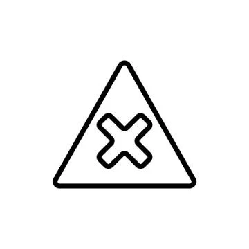 Error 404 vector icon. Isolated contour symbol illustration Illustrazione stock