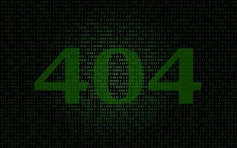 Error 404 word with binary background イラスト素材