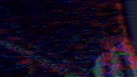 Error abstract background with digital signal error and collapsed data. design e Stock Footage 161462410