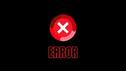 Error Alert Display Stock Footage 336062639