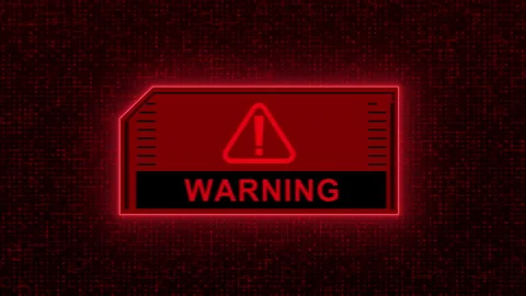 Error Alert Warning Screen, Computer Hacking, Scam, Phishing, System Video Stock Footage 336227861