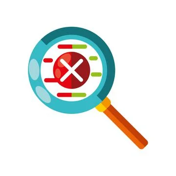 Error analysis digital 스톡 일러스트