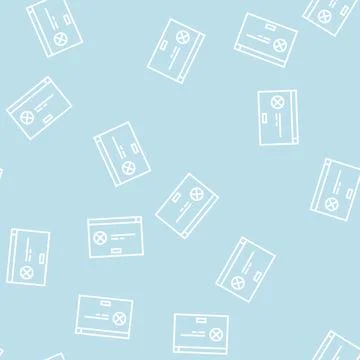 Error application window line seamless pattern Illustrazione stock