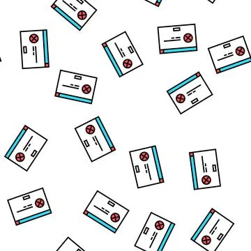 Error application window vector seamless pattern Stock Illustration