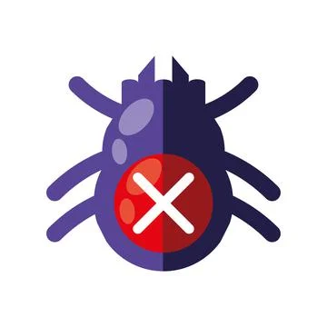 Error bug virus Stock Illustration