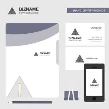 Error Business Logo, File Cover Visiting Card and Mobile App Design. Vector I Stock Illustration