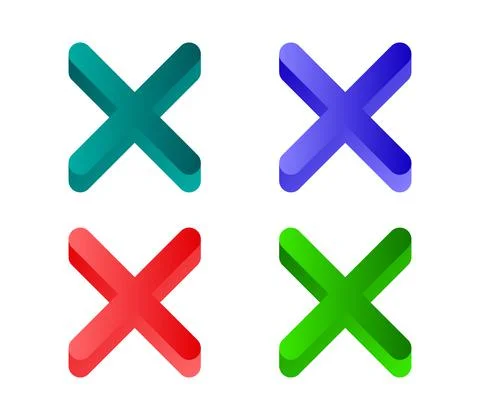 Error button illustrated in vector on white background Stock Illustration