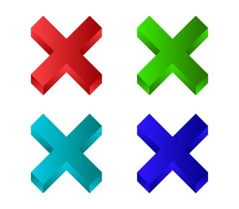 Error button illustrated in vector on white background Stockillustratie