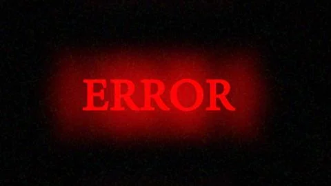 Error Computer Failed Grainy Red Background Stock Illustration