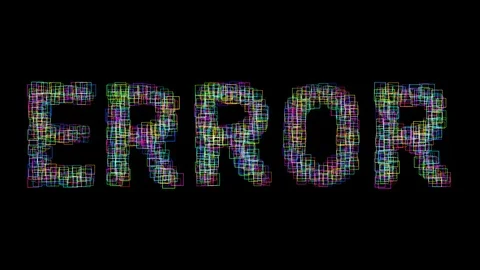 Error computer numbers data software technology Stock Footage 120670911