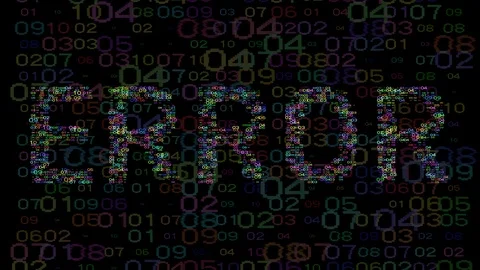 Error computer numbers data software technology Stock Footage 120692371