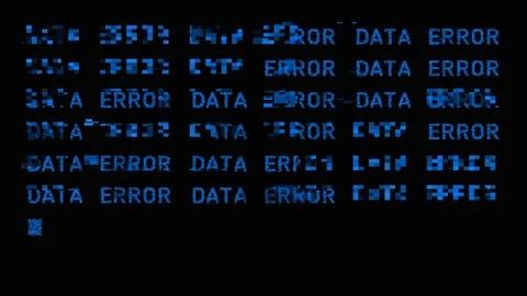 Error computer numbers data software technology Stock Footage 120872638