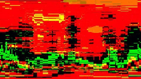 Error concept of no signal TV Stock Illustration
