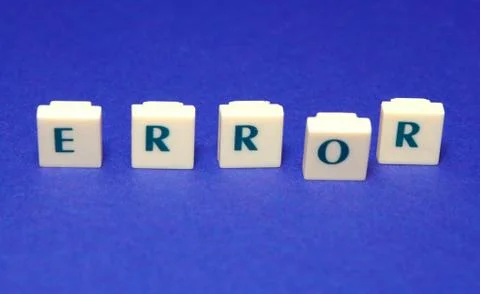 Error conception Stock Photos