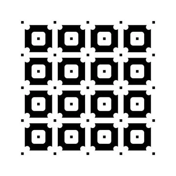 Error correction quantum computer glyph icon vector illustration 스톡 일러스트