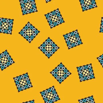 Error correction quantum computer vector seamless pattern Stock Illustration