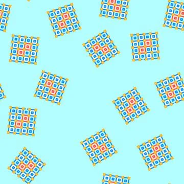 Error correction quantum computer vector seamless pattern Illustrazione stock