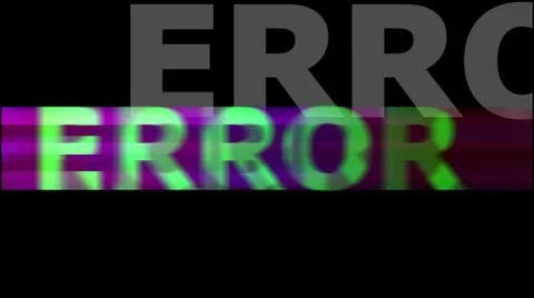 Error. A critical error in the software Illustrazione stock