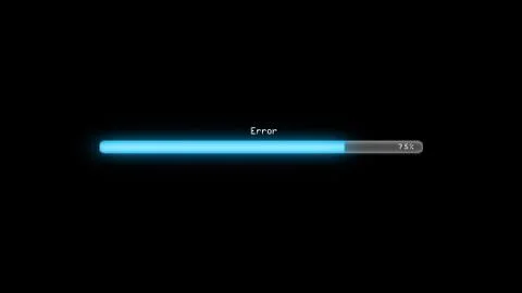 Error dark background Illustrazione stock