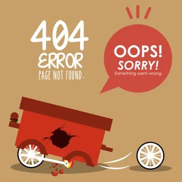 Error design Illustrazione stock