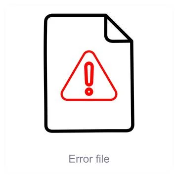 Error File Stock Illustration