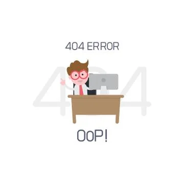 Error flat color icon Stock Illustration