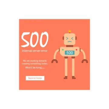 Error flat color icon Stock Illustration