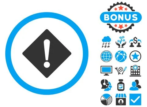 Error Flat Vector Icon with Bonus Stock Illustration