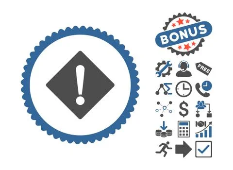 Error Flat Vector Icon With Bonus Illustrazione stock