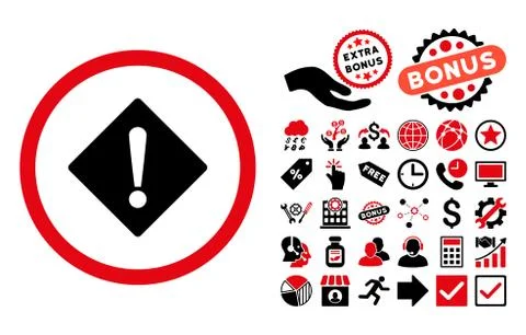 Error Flat Vector Icon with Bonus Illustrazione stock