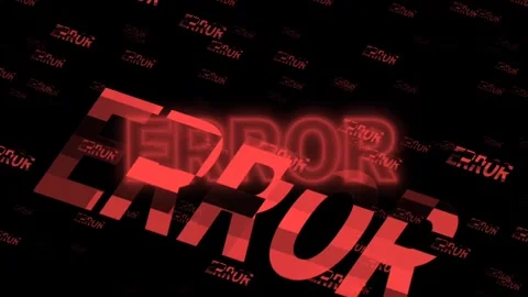 Error Stock Footage 280659425