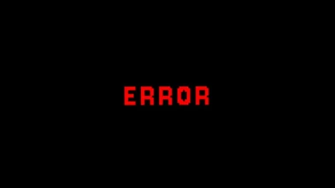 Error Stock Footage 323566640