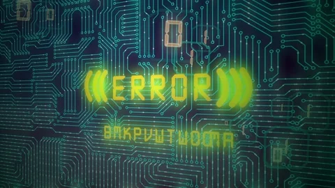 Error, futuristic background Stock Footage 93930819