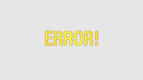 Error glitch text effect cimematic title yellow light animation Stock Footage 239446354