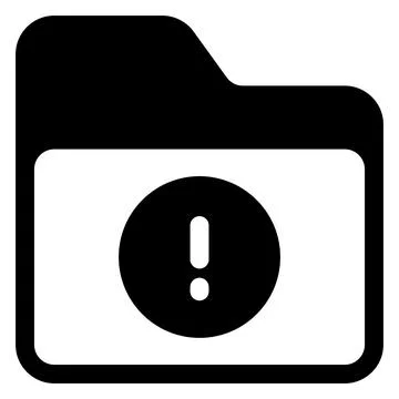 Error glyph icon vector illustration isolated on white background Stock Illustration