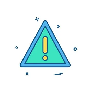 Error icon design vector Stock Illustration